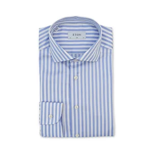 1000 010229 21 SLIM SHIRT | LIGHT BLUE/WHITE