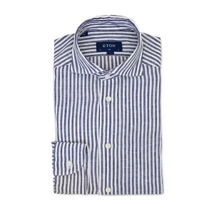 1000 04012 27 SLIM SHIRT | BLUE STRIPE