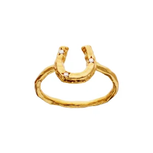 Maanesten Brody Ring – Forgyldt Sølv