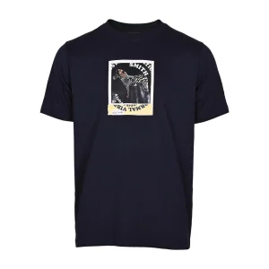 ZEBRA POLAROID T-SHIRT | NAVY
